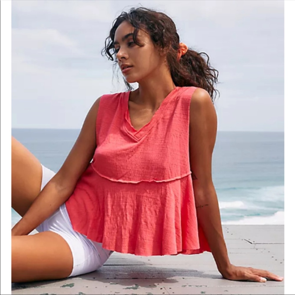 NWT Free People Full Hearts Tank Top Sz XS